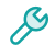 teal wrench icon